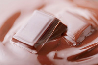 photo of melting chocolate